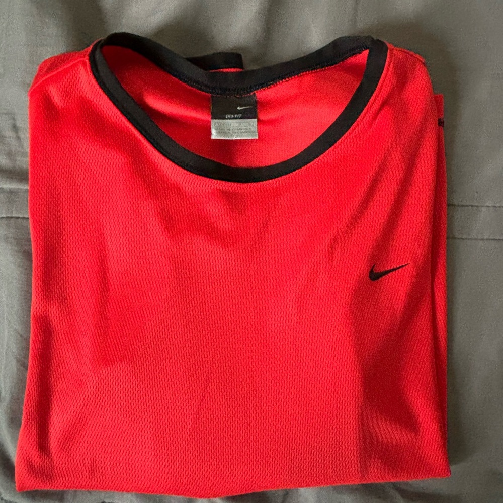 Nike Boys Red Dri-FIT Shirt